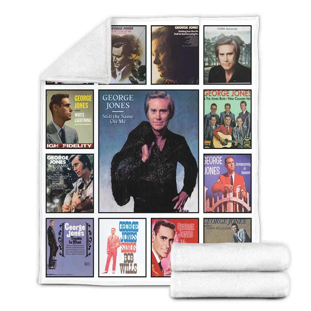 George Jones Fleece Blanket 