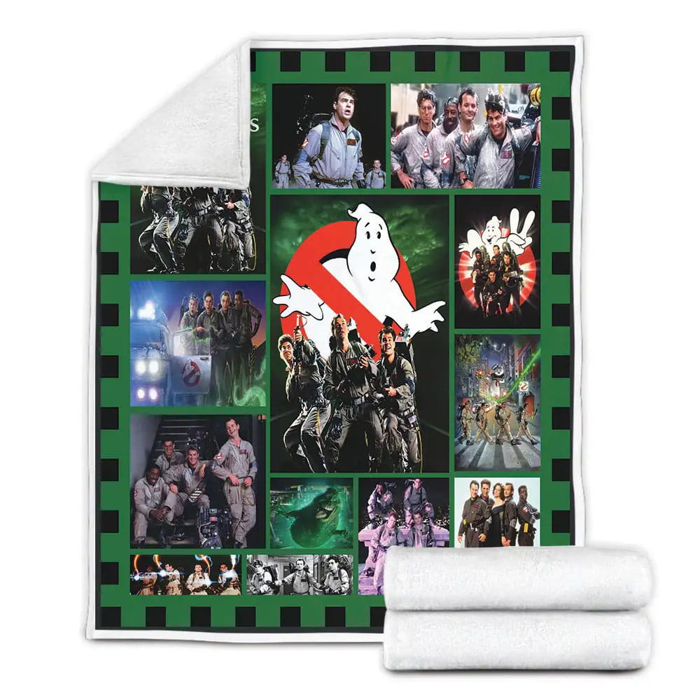Ghostbuster 1984 Movies Vintage Fleece Blanket Gift For Birthday Halloween Christmas