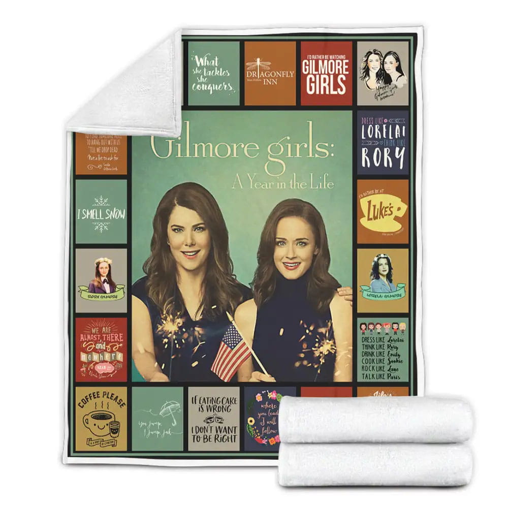 Gilmore Girl Fleece Blanket Gift For Besties