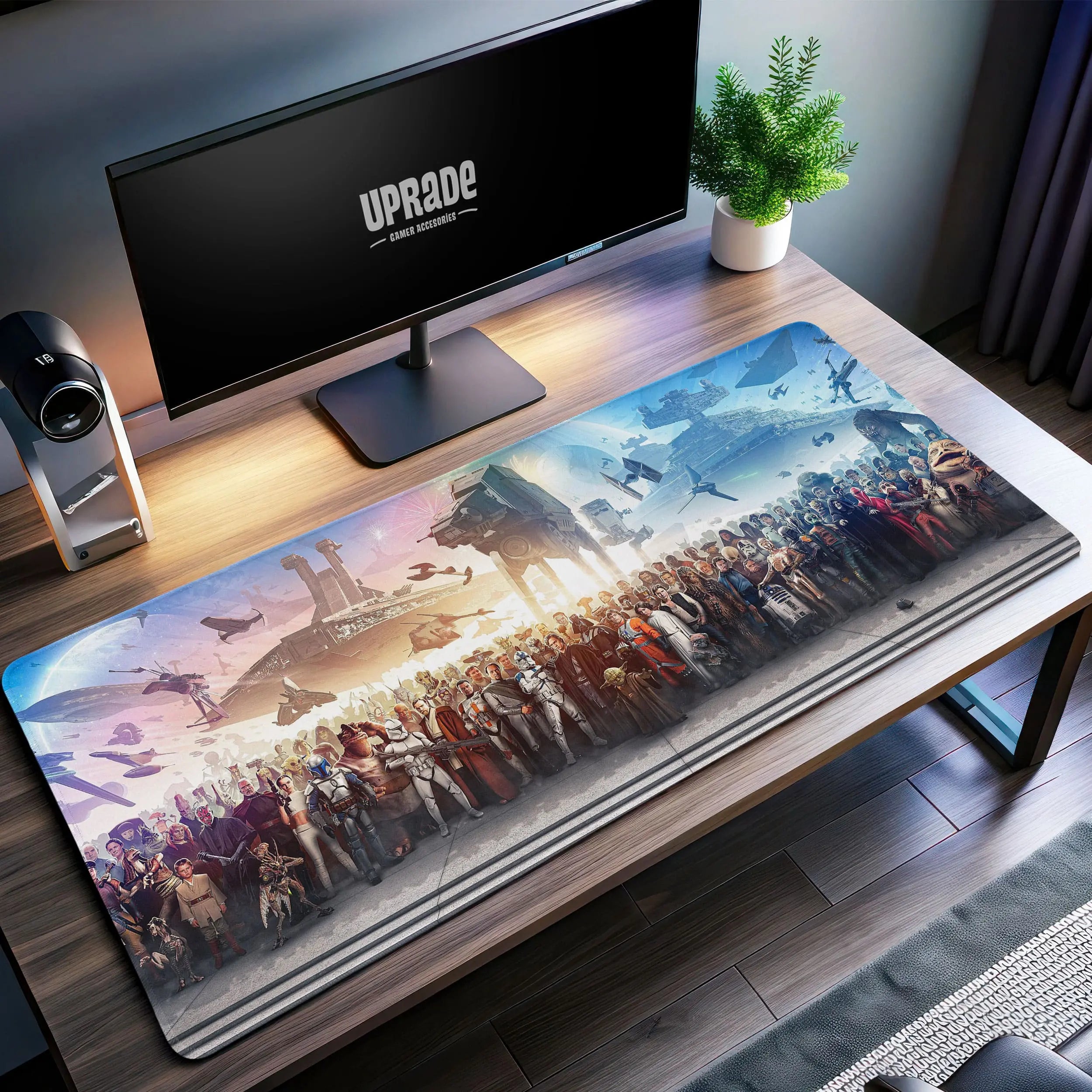 Allleftout Star Wars Galactic Legacy Desk Mat, Epic Saga Mouse Pad