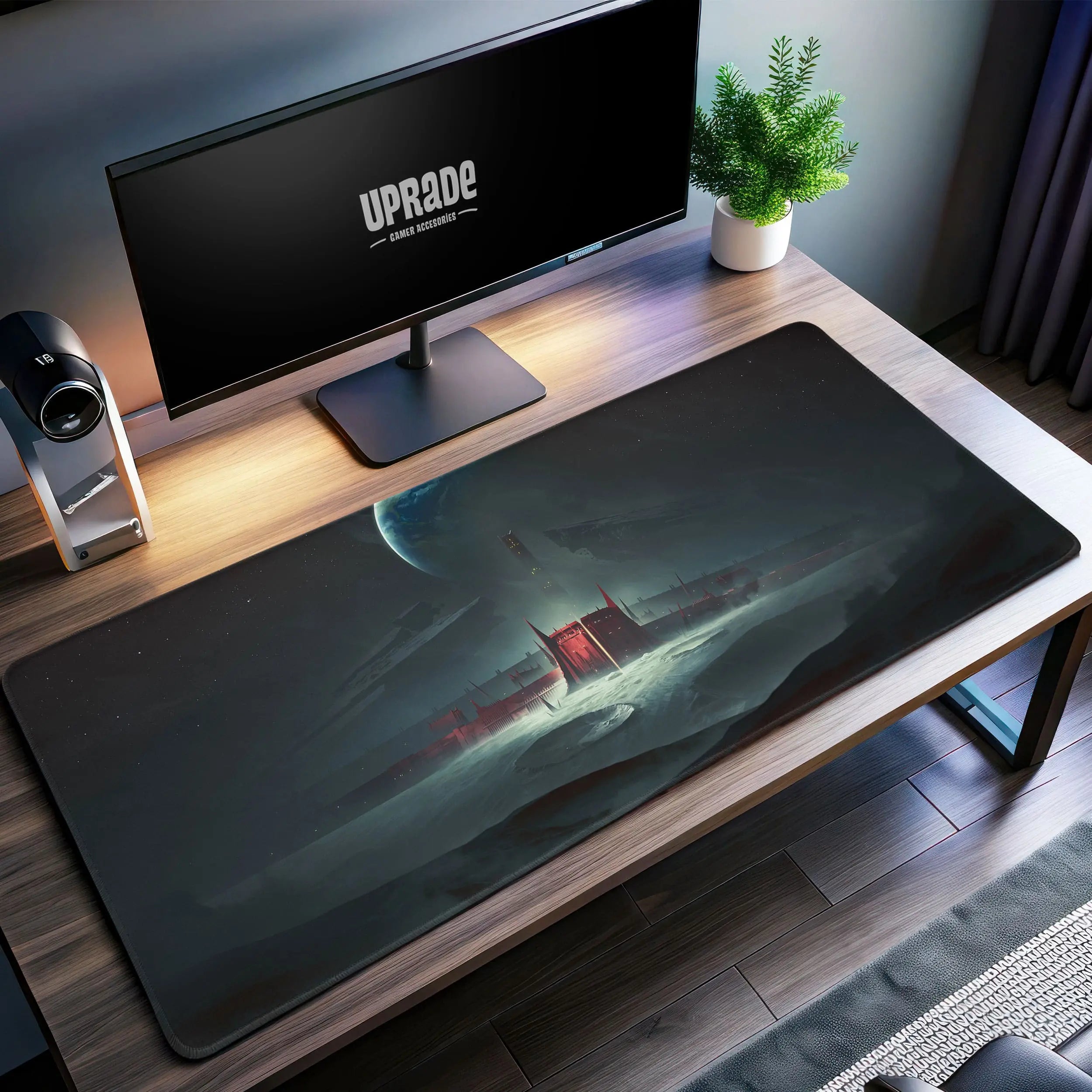 Allleftout Sith Fortress Desk Mat, Star Wars Dark Side Mouse Pad