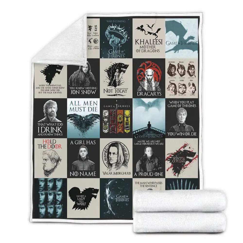 Game Of Thrones Fleece Blanket 