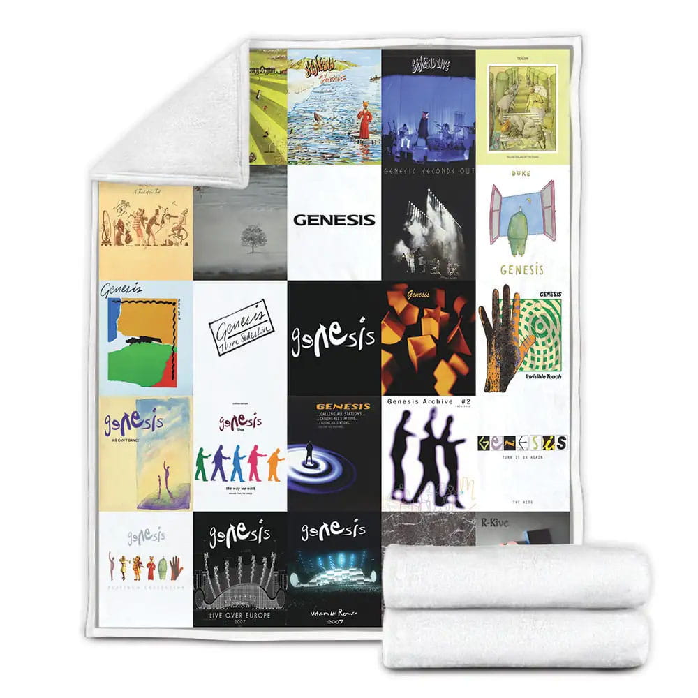 Genesis Album Covers Fleece Blanket 