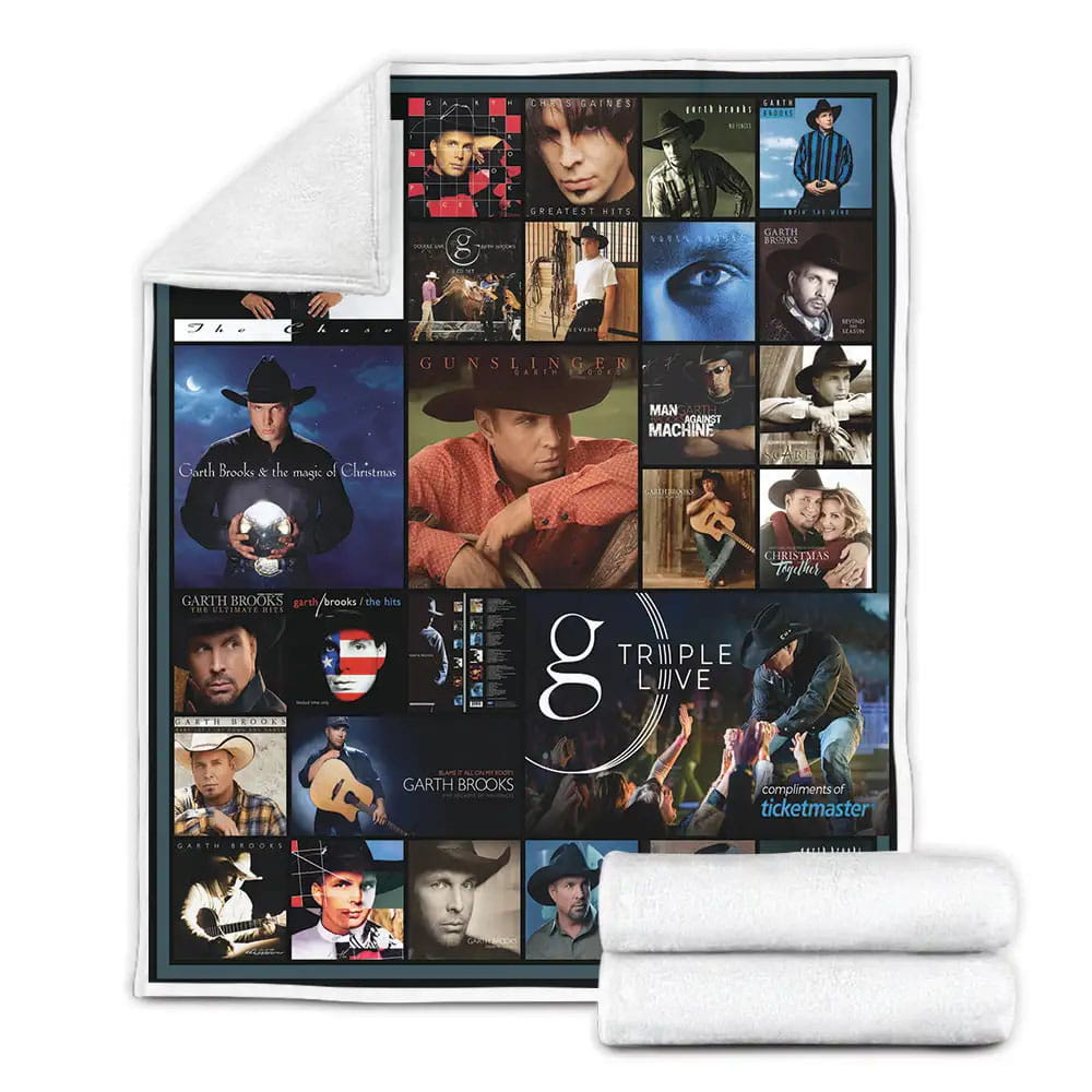 Garth Brooks Fleece Blanket 