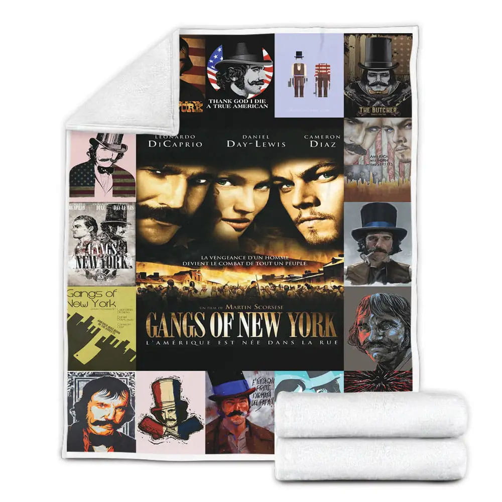 Gangs Of New York Fleece Blanket Gift For Birthday Halloween Christmas