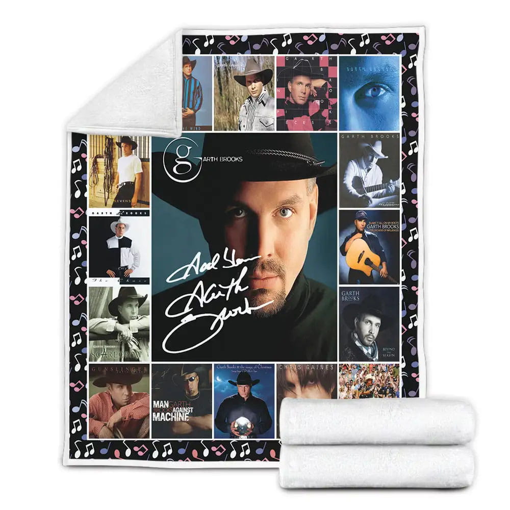 Garth Brooks Fleece Blanket Gift For Besties