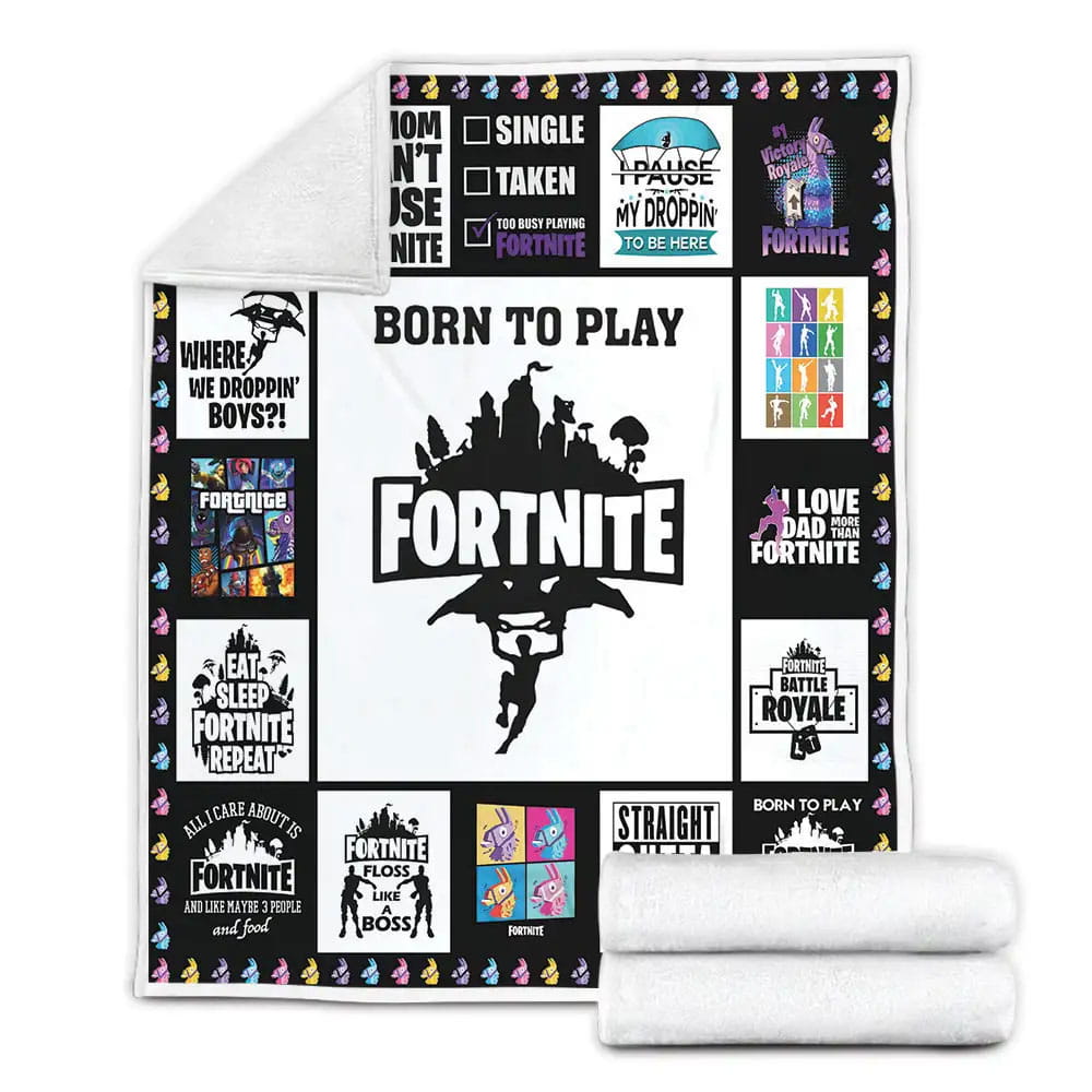 Fortnite Fleece Blanket Gift For Besties