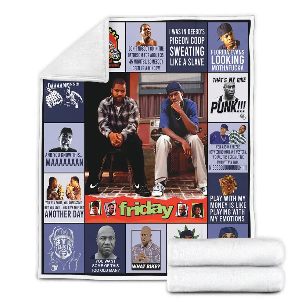 Friday 1995 Fleece Blanket Gift For Besties