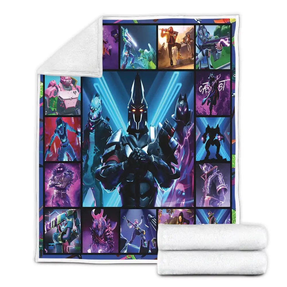Fortnite Fleece Blanket Gift For Wife Husband