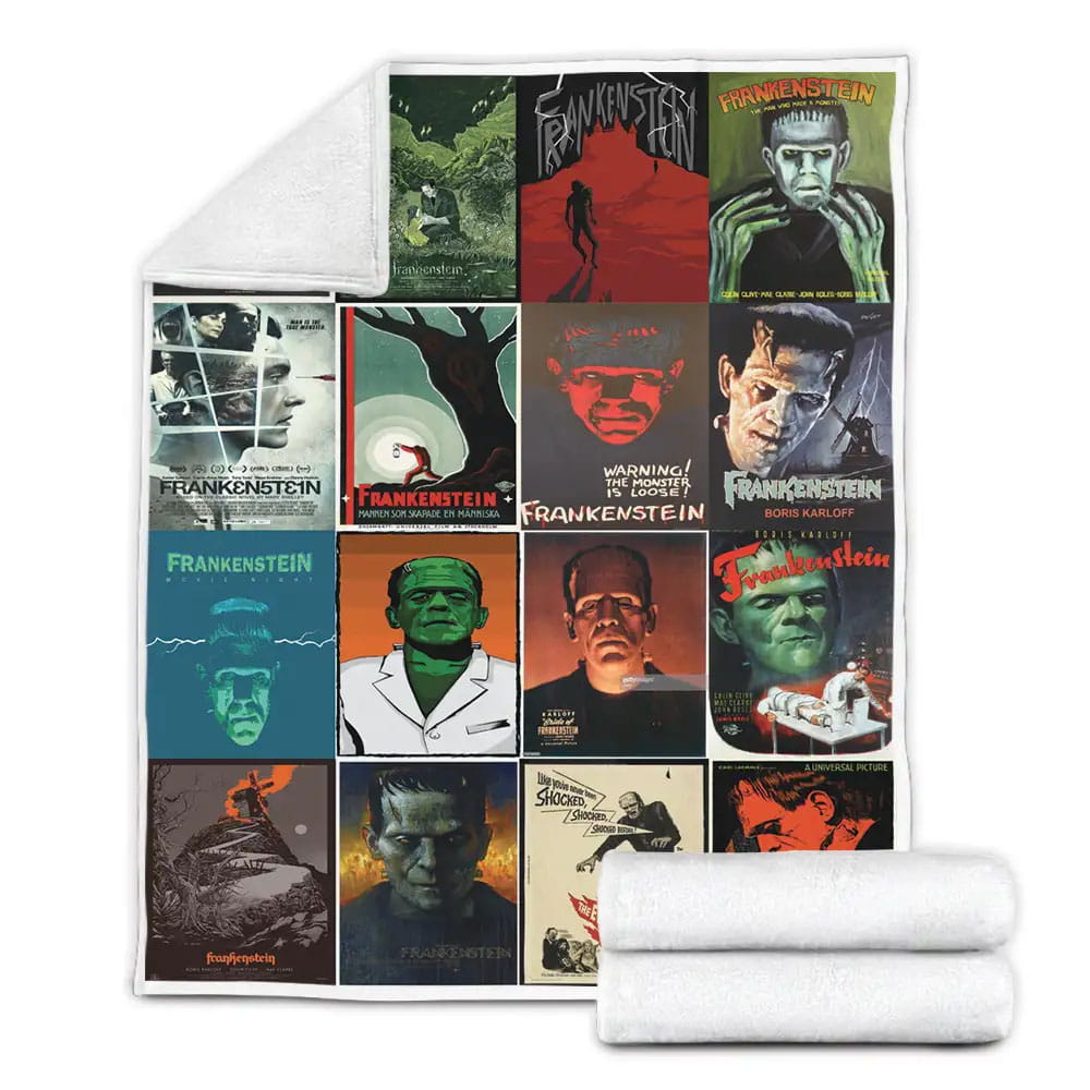 Frankenstein Fleece Blanket 
