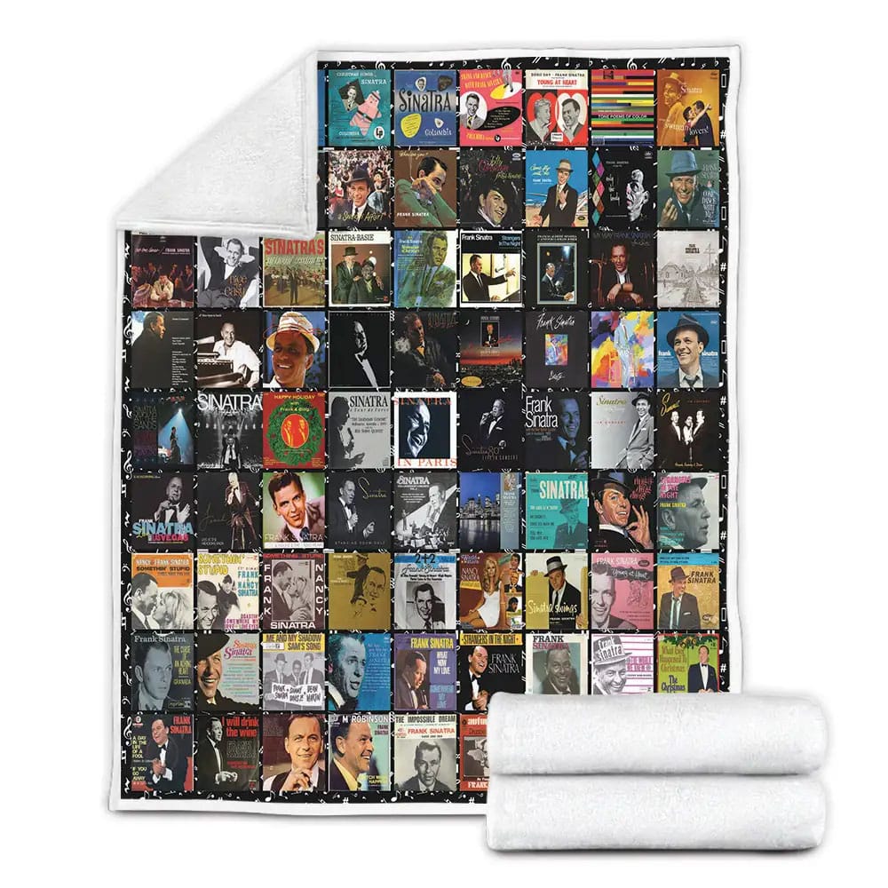 Frank Sinatra Fleece Blanket 