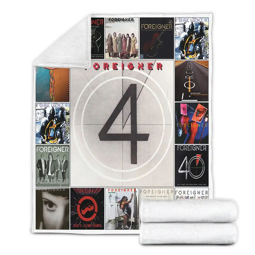 Foreigner Fleece Blanket Gift For Birthday Halloween Christmas