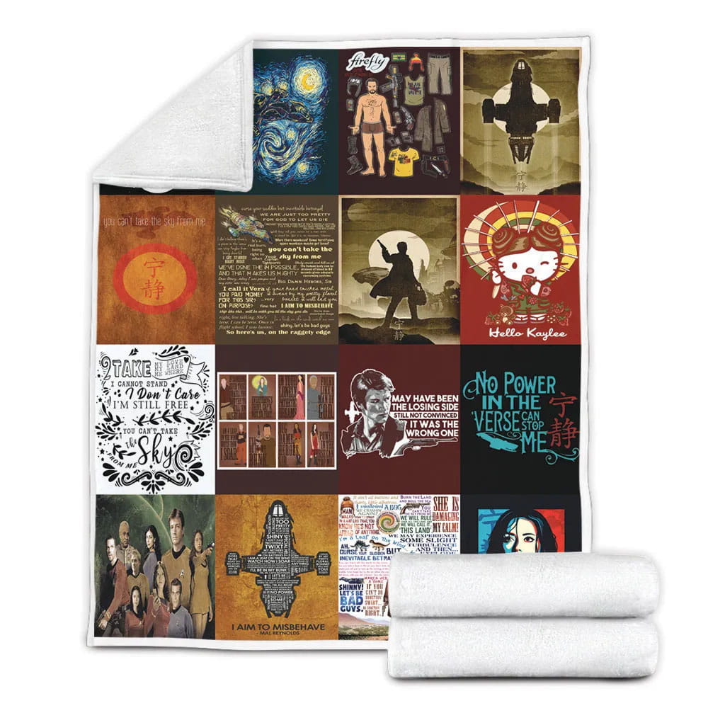 Firefly Fleece Blanket Gift For Besties