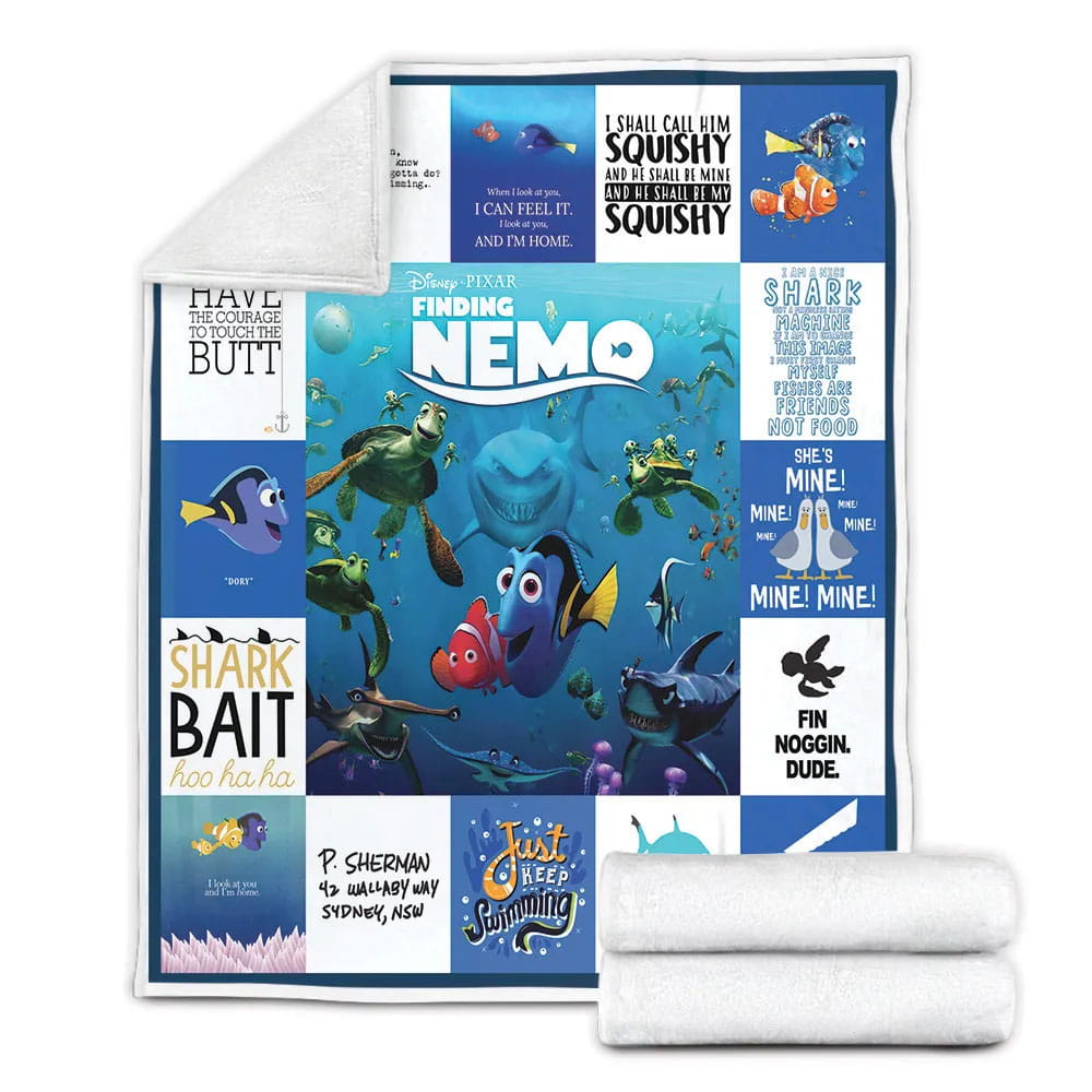 Finding Nemo Fleece Blanket Gift For Wife Husband