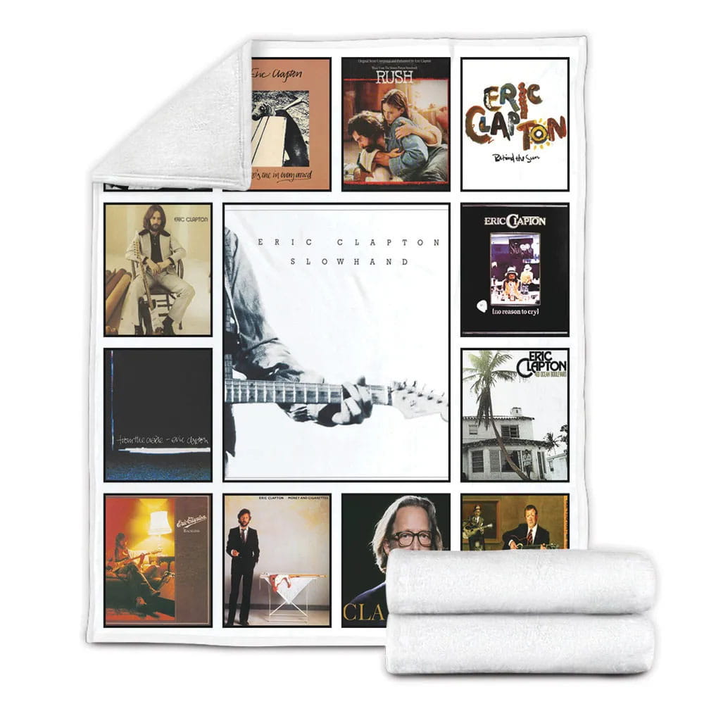 Eric Clapton Fleece Blanket Gift For Birthday Halloween Christmas