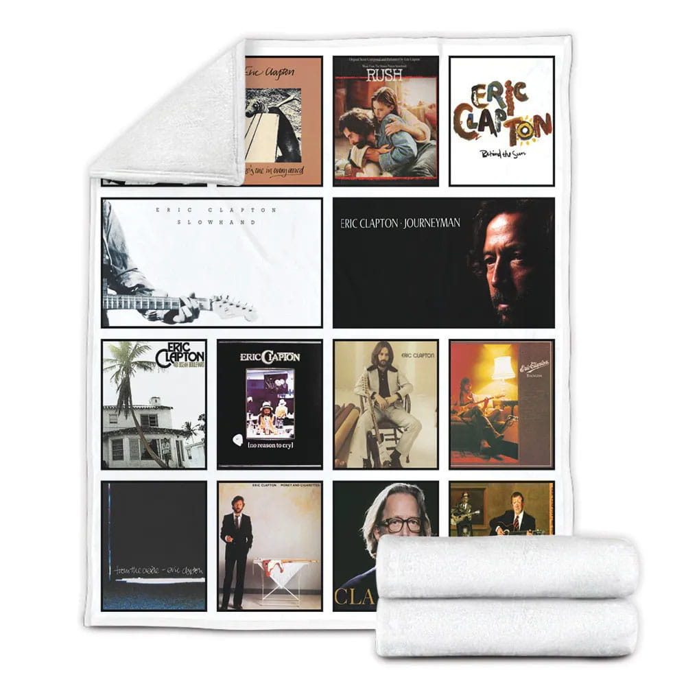 Eric Clapton Fleece Blanket Gift For Besties