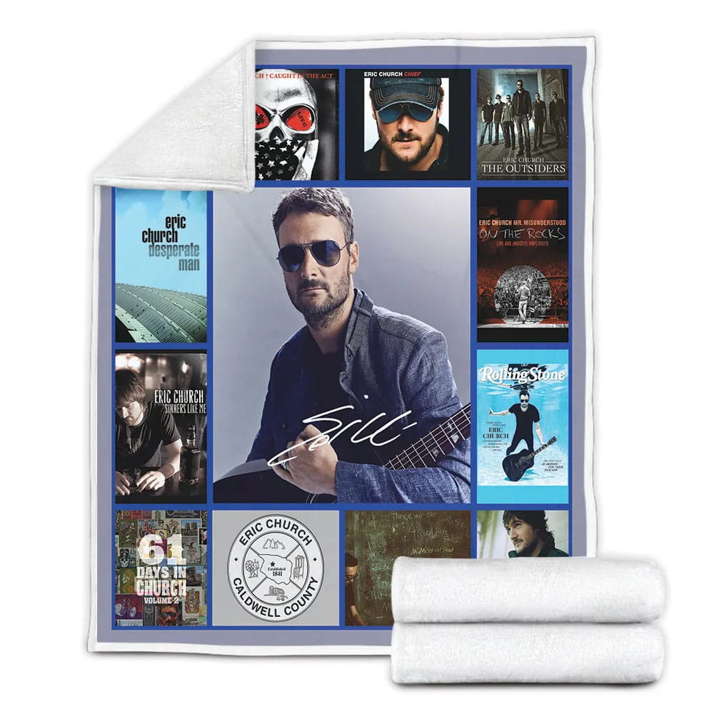Eric Church Fleece Blanket 