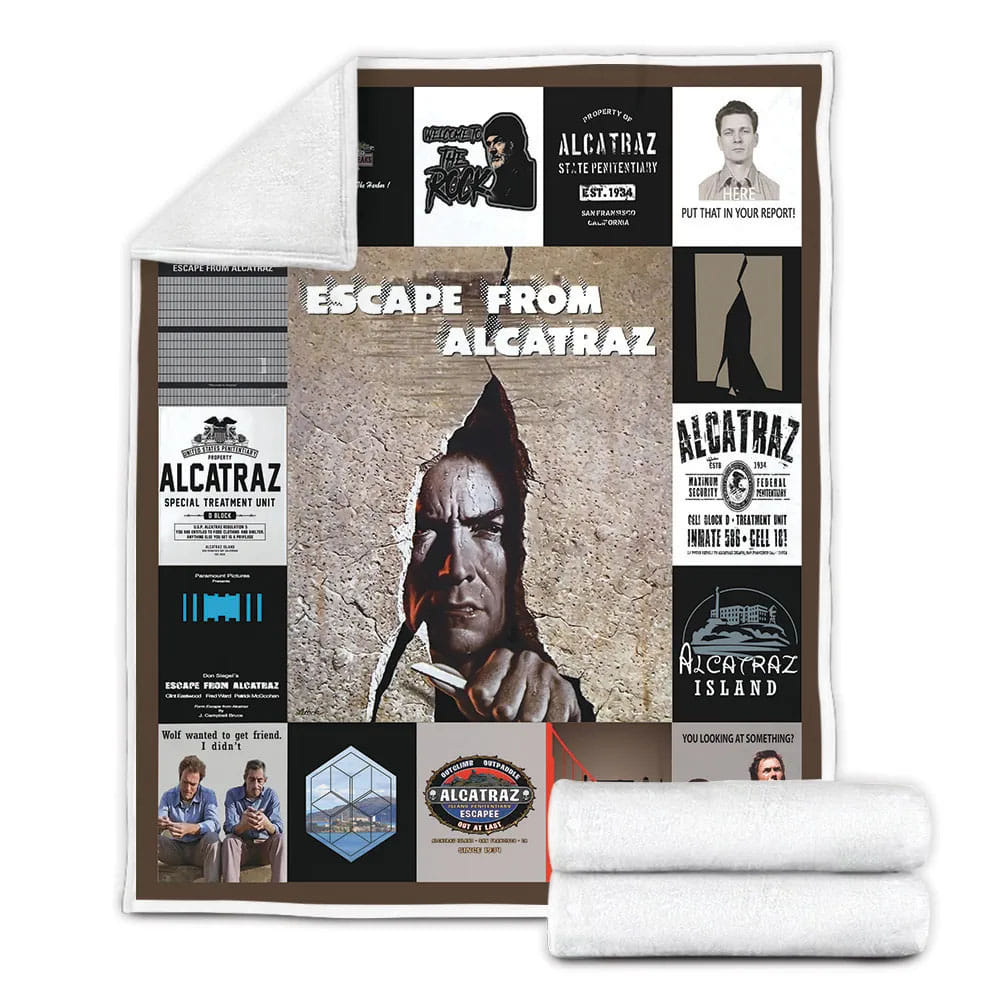 Escape From Alcatraz Fleece Blanket Gift For Besties