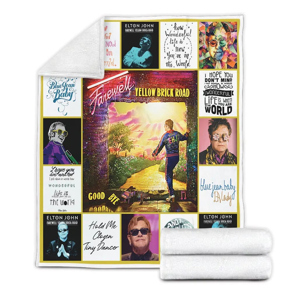Elton John Fleece Blanket Gift For Wife Husband
