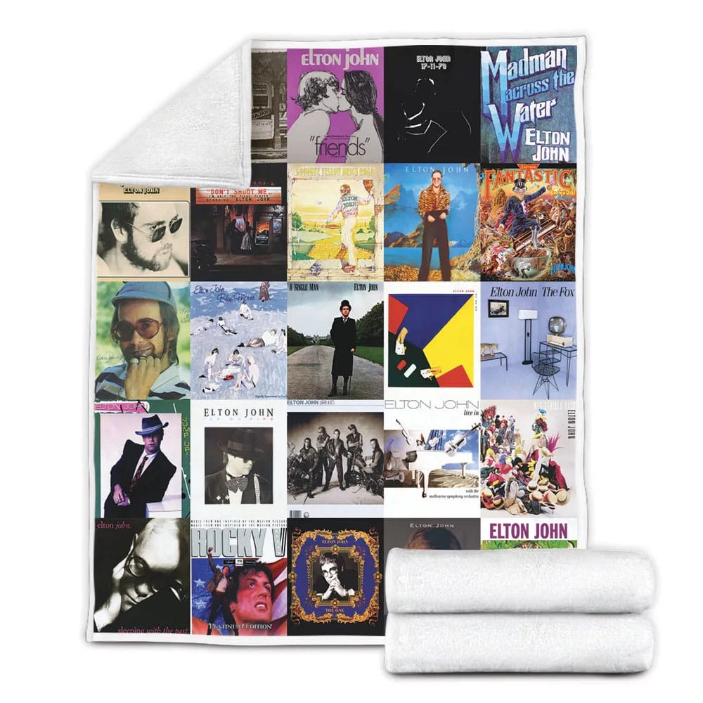 Elton John Fleece Blanket Gift For Besties
