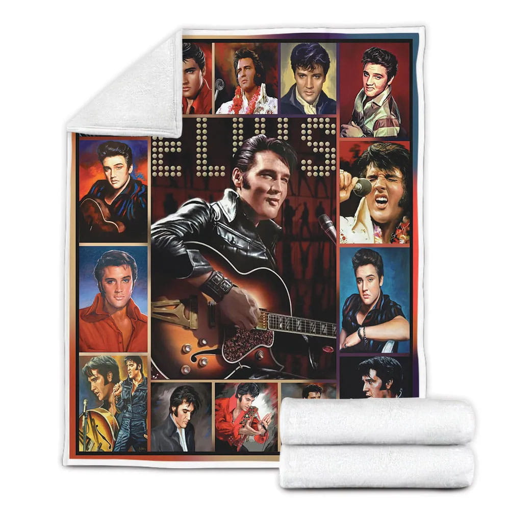 Elvis Presley Fleece Blanket 