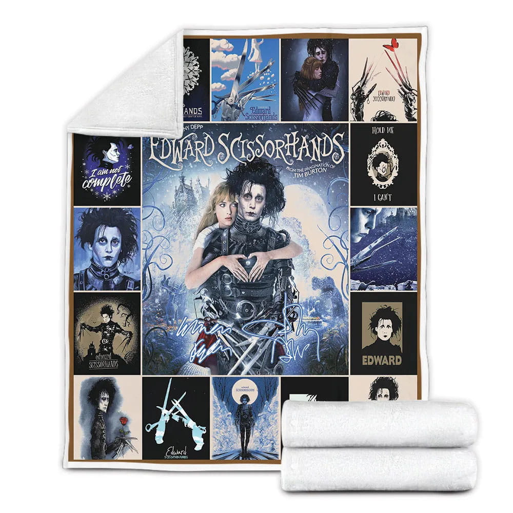 Edward Scissorhands Fleece Blanket 