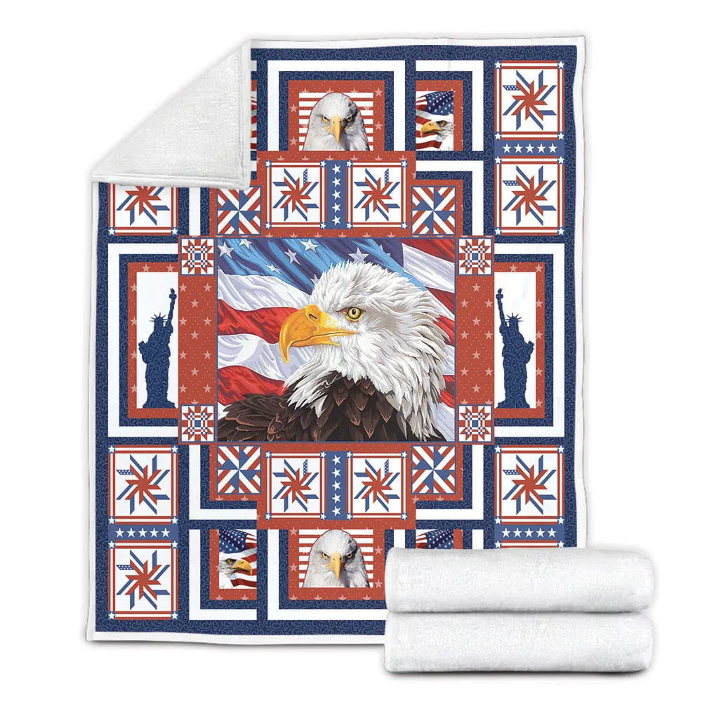 Eagle Scout Fleece Blanket Gift For Wife Husband