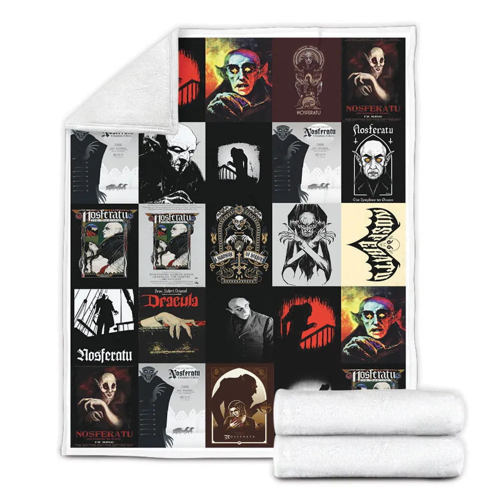 Dracula Fleece Blanket Gift For