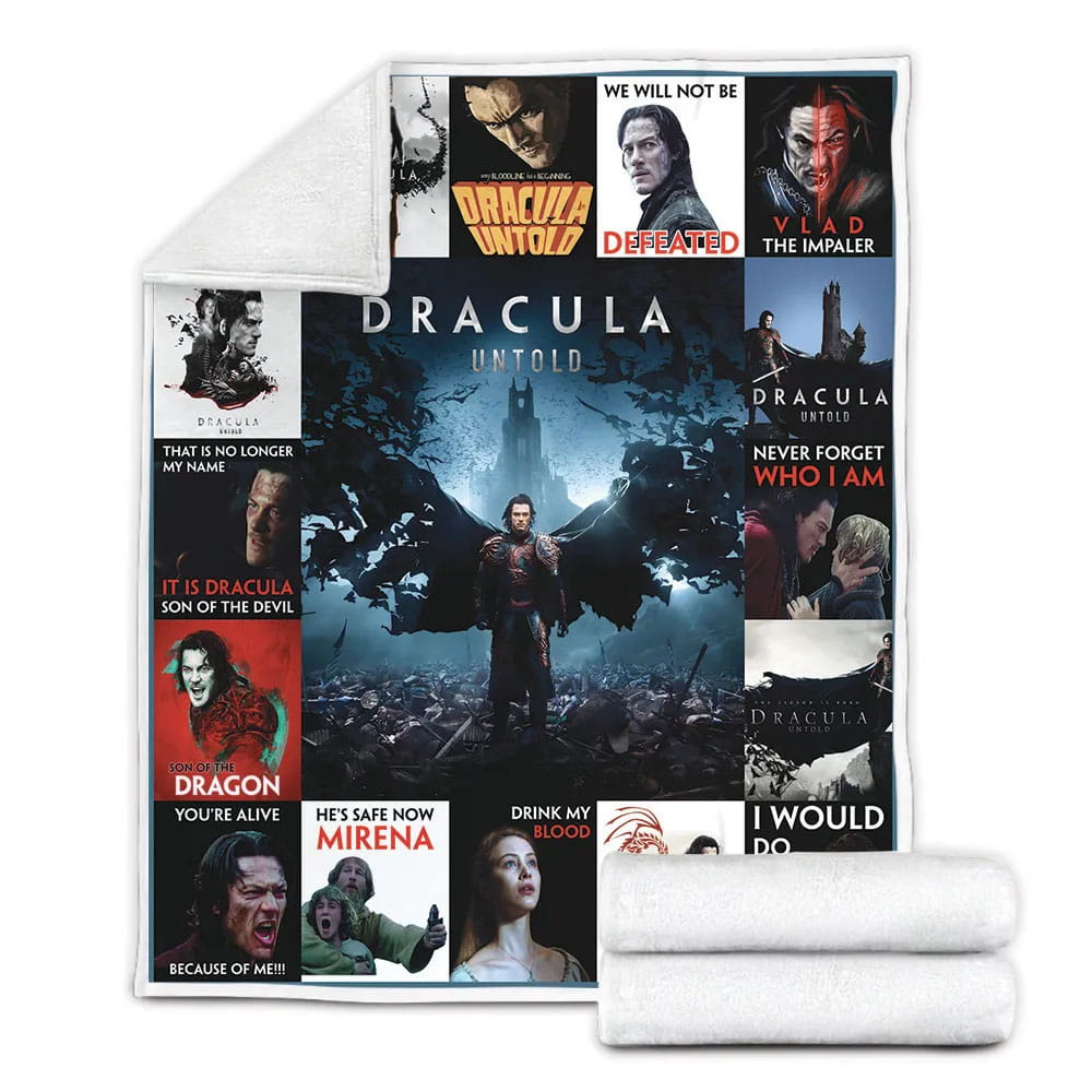 Dracula Untold Fleece Blanket Gift For Wifeband