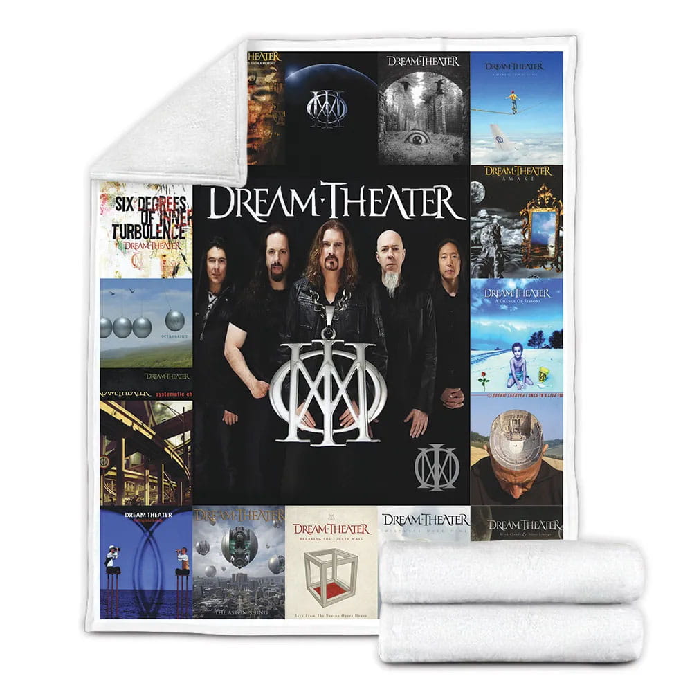 Dream Theater Fleece Blanket Gift For Mothers Day Fathers Day