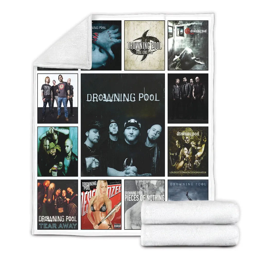 Drowning Pool Fleece Blanket Gift For Besties