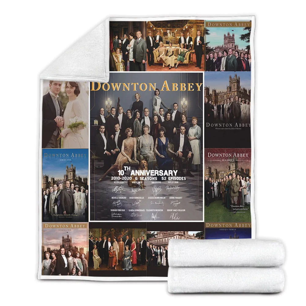 Downton Abbey Fleece Blanket Gift For