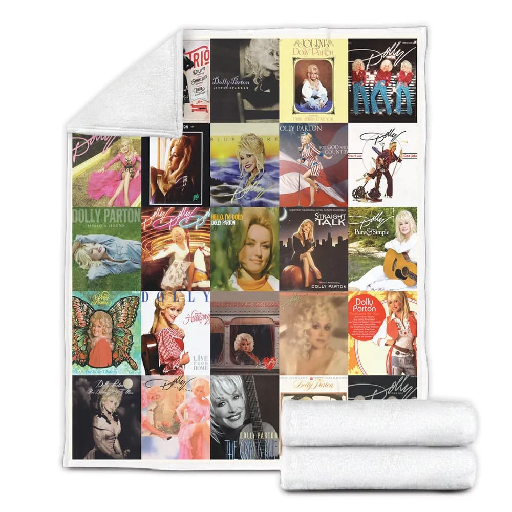 Dolly Parton Fleece Blanket Gift For