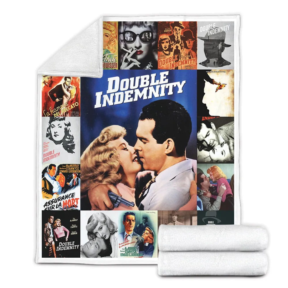 Double Indemnity Fleece Blanket Gift For Mot Day Fat Day