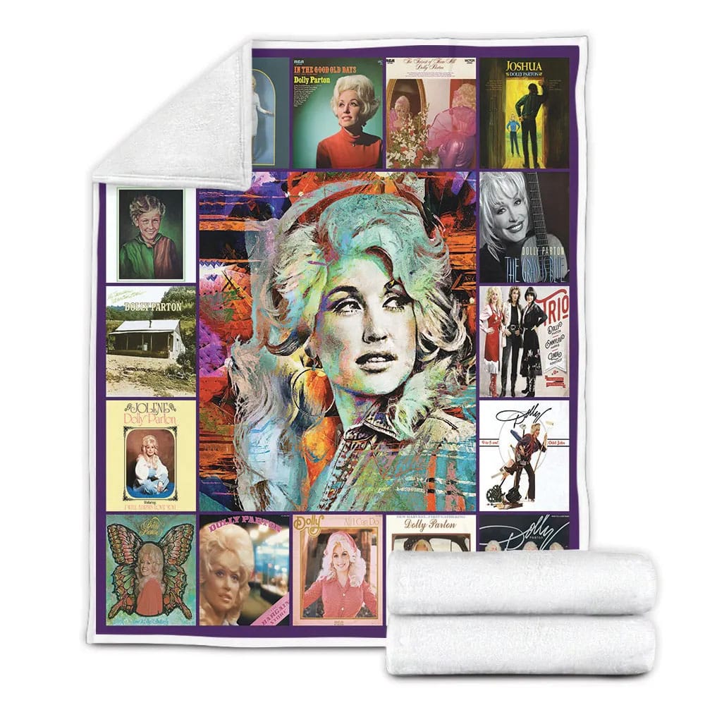 Dolly Parton Fleece Blankherpa Blanket