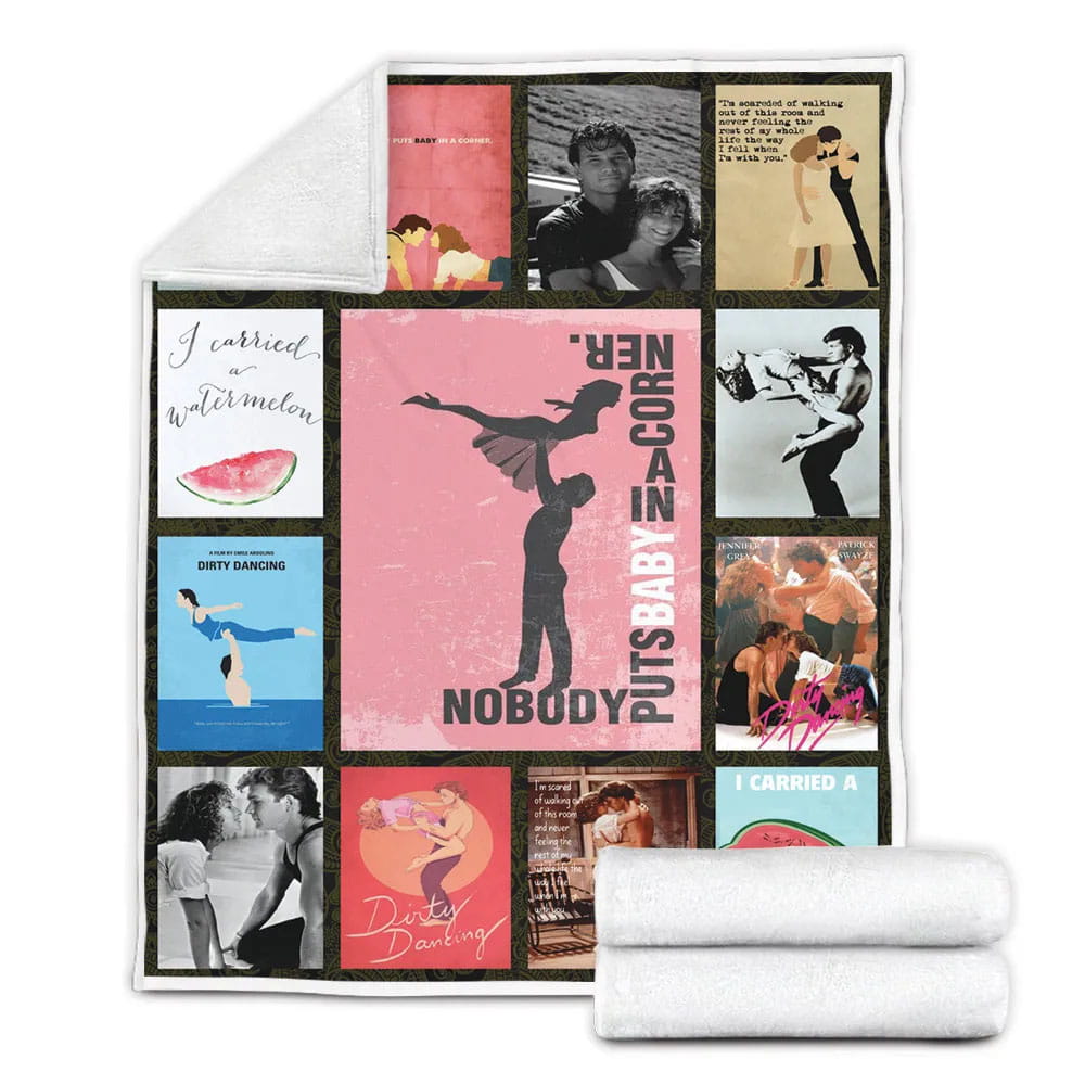 Dirty Dancing Fleece Blanket Gift For Wifeband