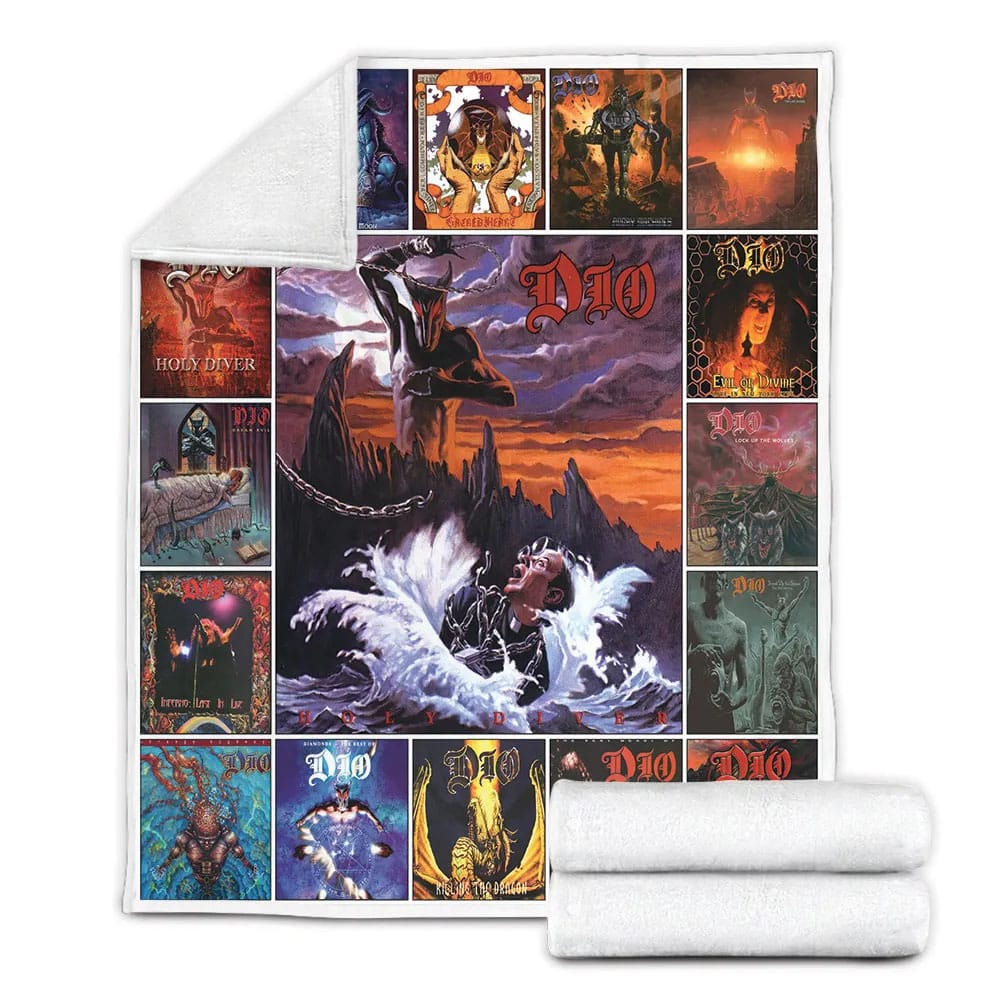 Dio Band Fleece Blanket Gift For