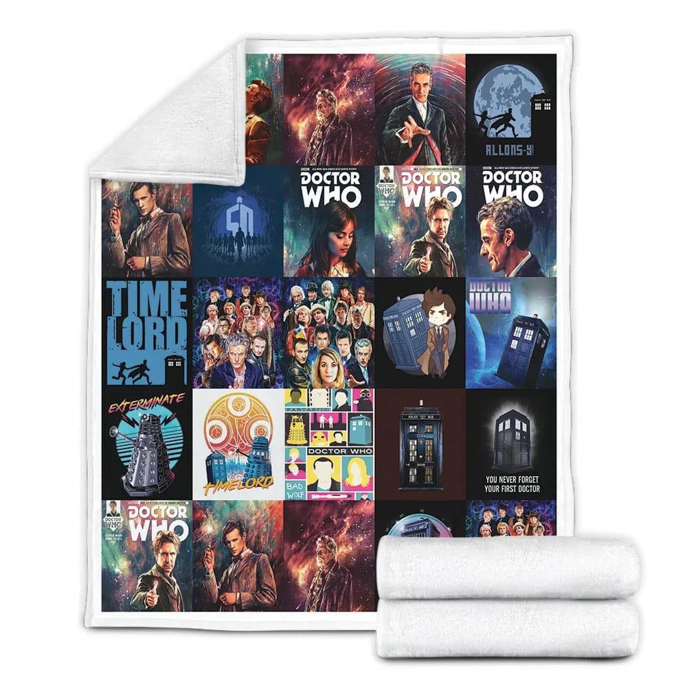 Doctor Who Fleece Blankherpa Blanket