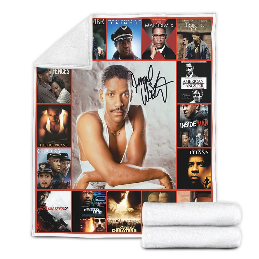 Denzelhington Fleece Blanket Gift For Mot Day Fat Day