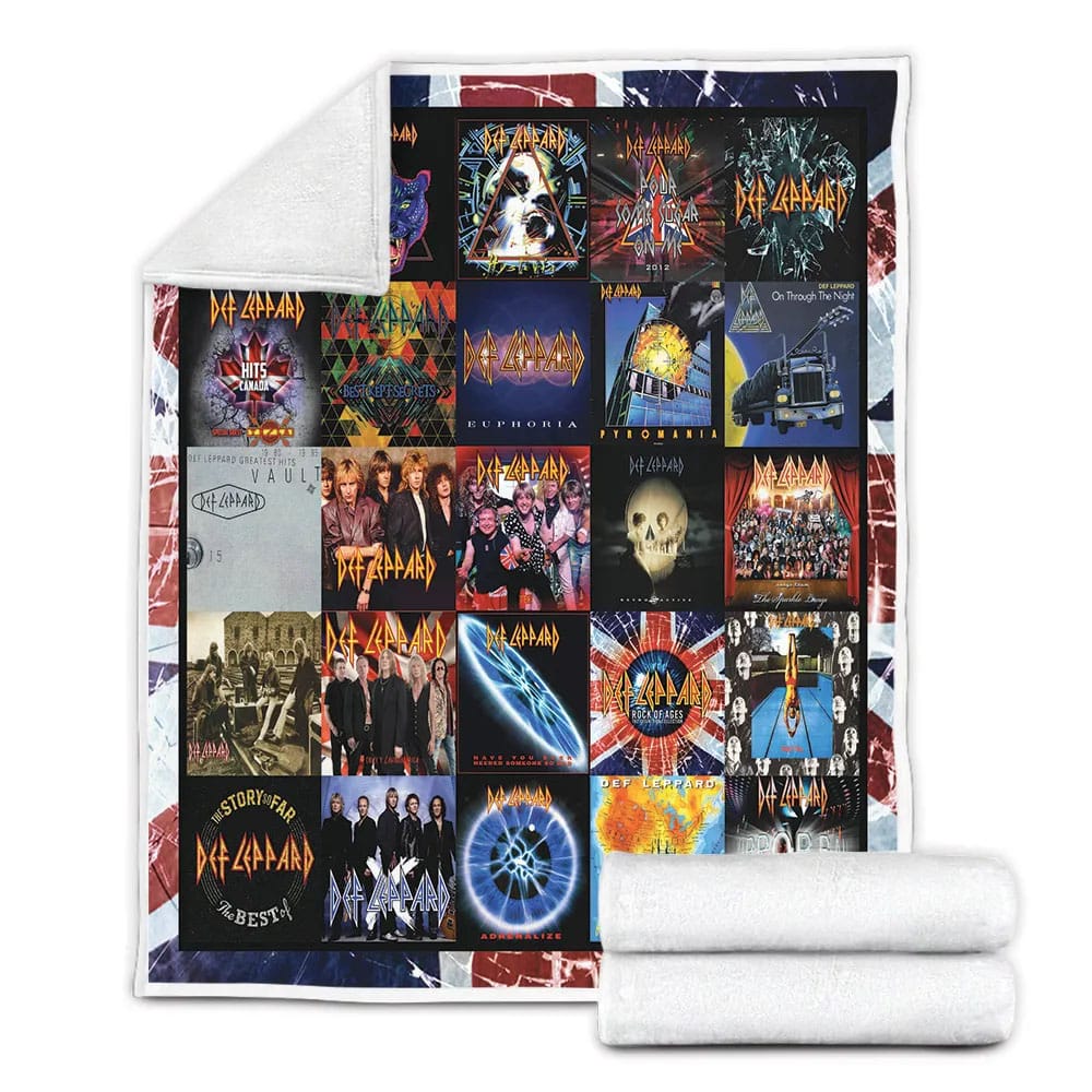 Def Leppard Al Coverter Fleece Blanket Gift For Mot Day Fat Day