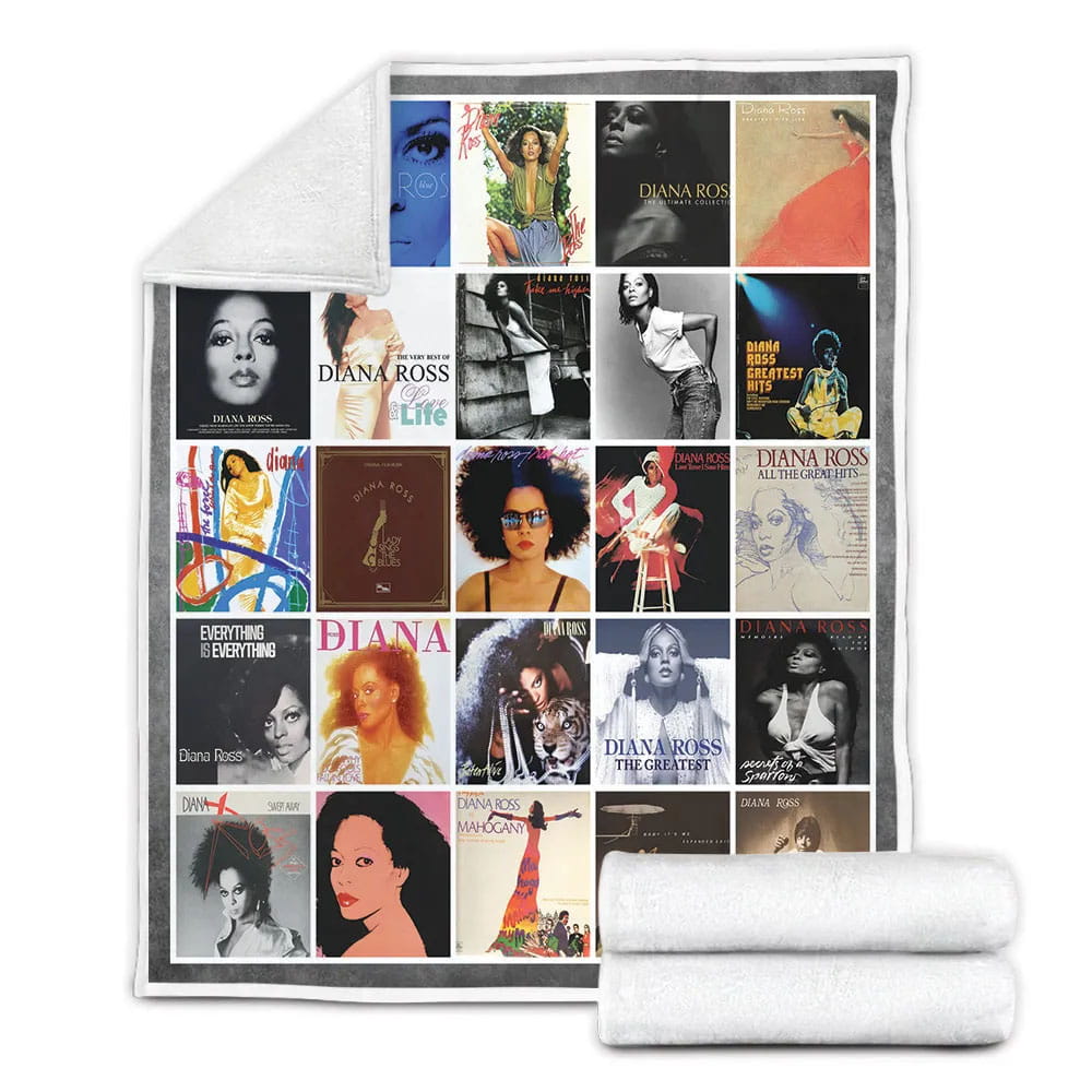 Dianas Al Cover Fleece Blanket Gift For Wifeband