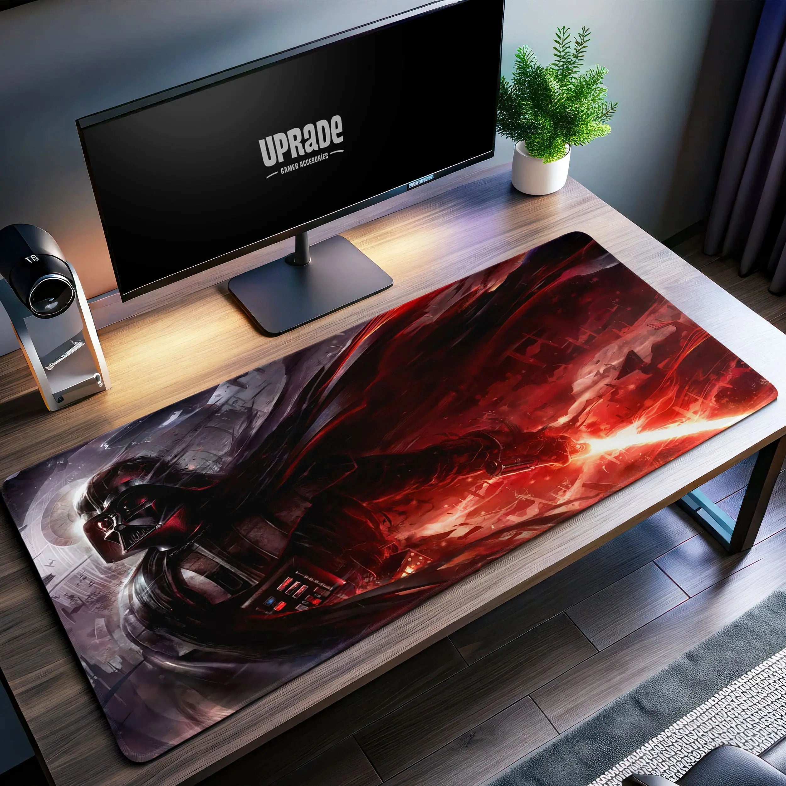 Allleftout Star Wars Darth Vader Desk Mat, Dark Side Power Mouse Pad