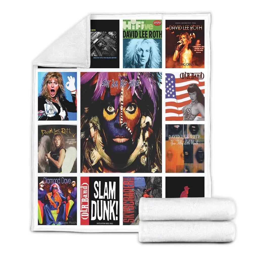 David Lee Roth Fleece Blanket Gift For