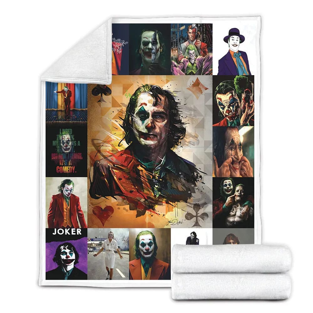 The Joker Fleece Blanket Gift For