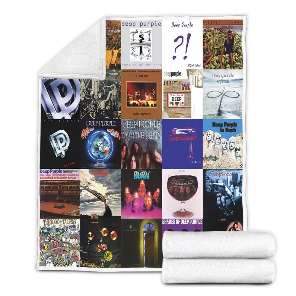 Deep Purple Fleece Blankherpa Blanket