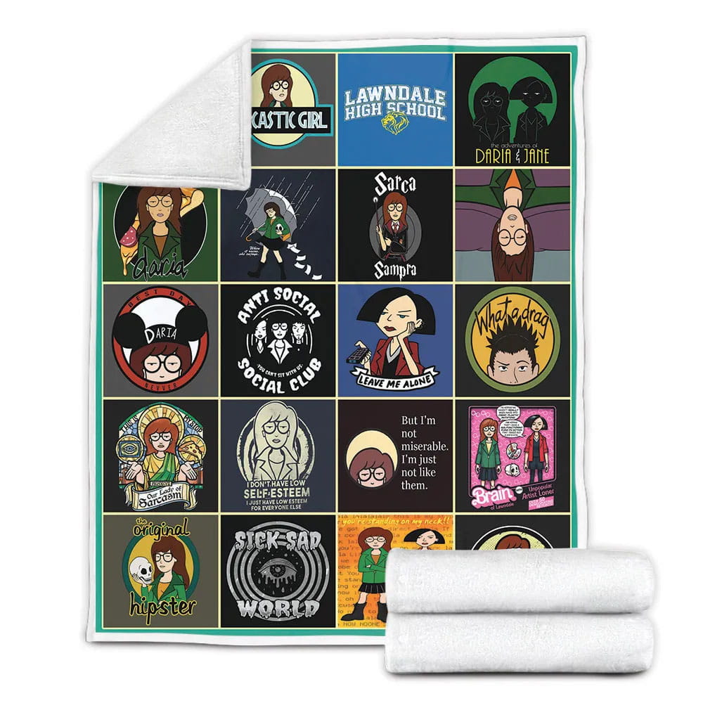 Daria Fleece Blanket Gift For