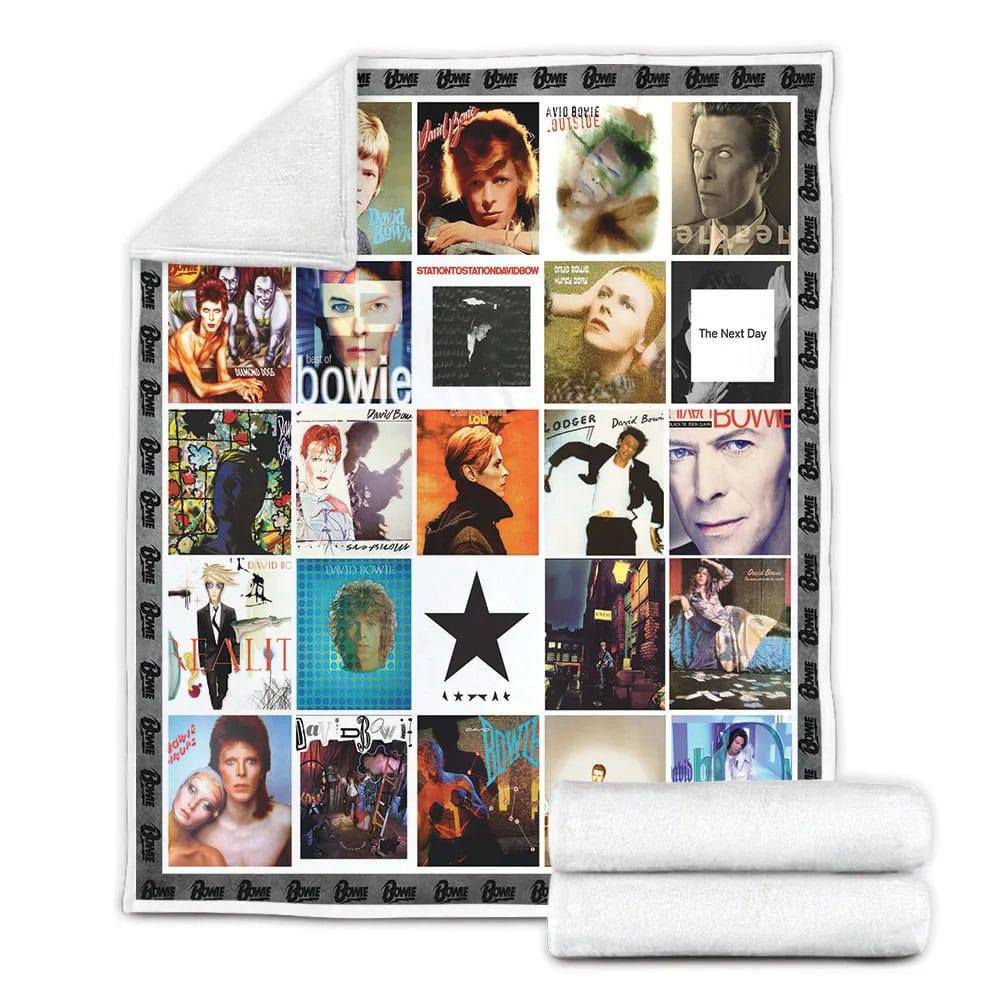 David Bowie Al Fleece Blanket Gift For Mot Day Fat Day