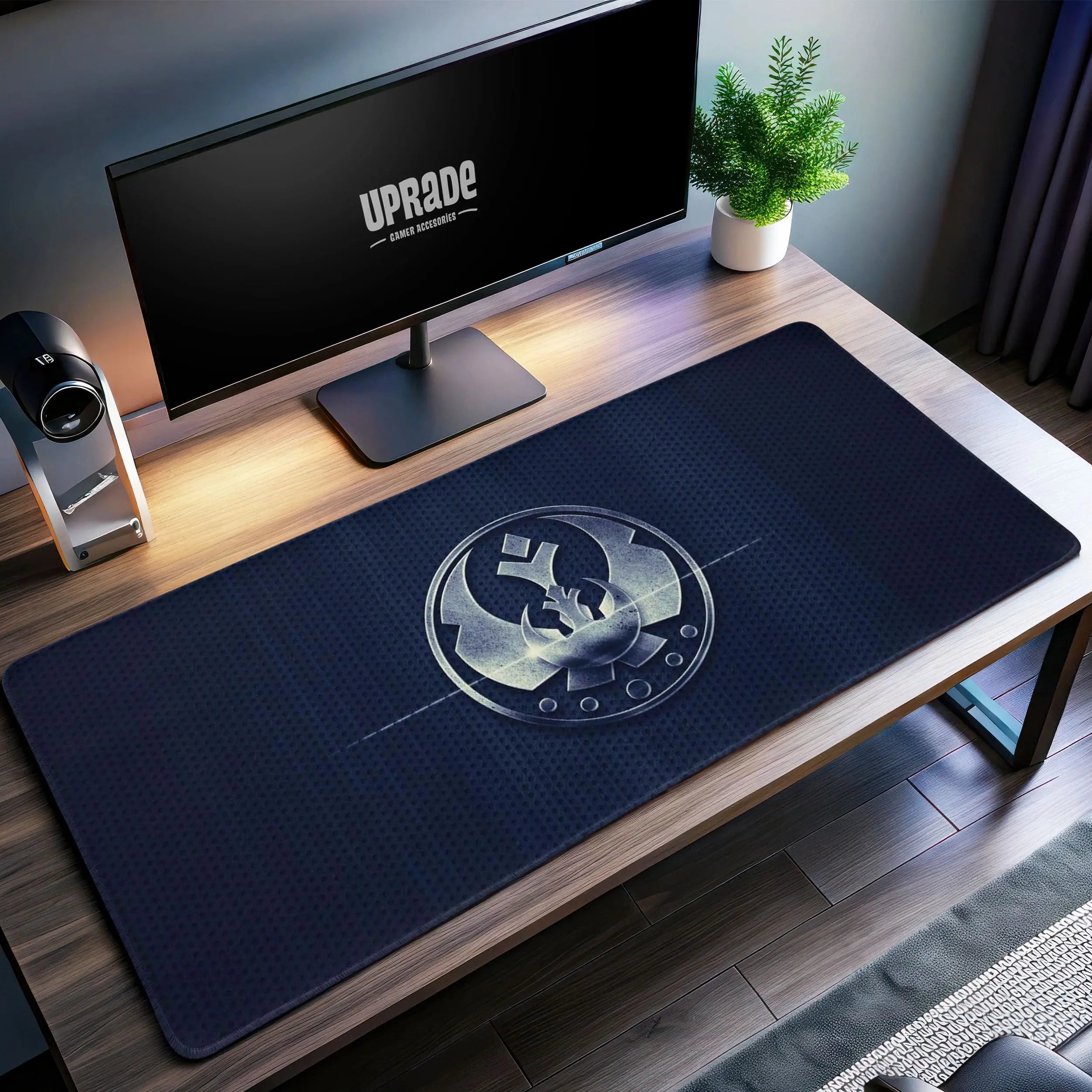Allleftout Star Wars Rebel Alliance Desk Mat, Galactic Emblem Mouse Pad