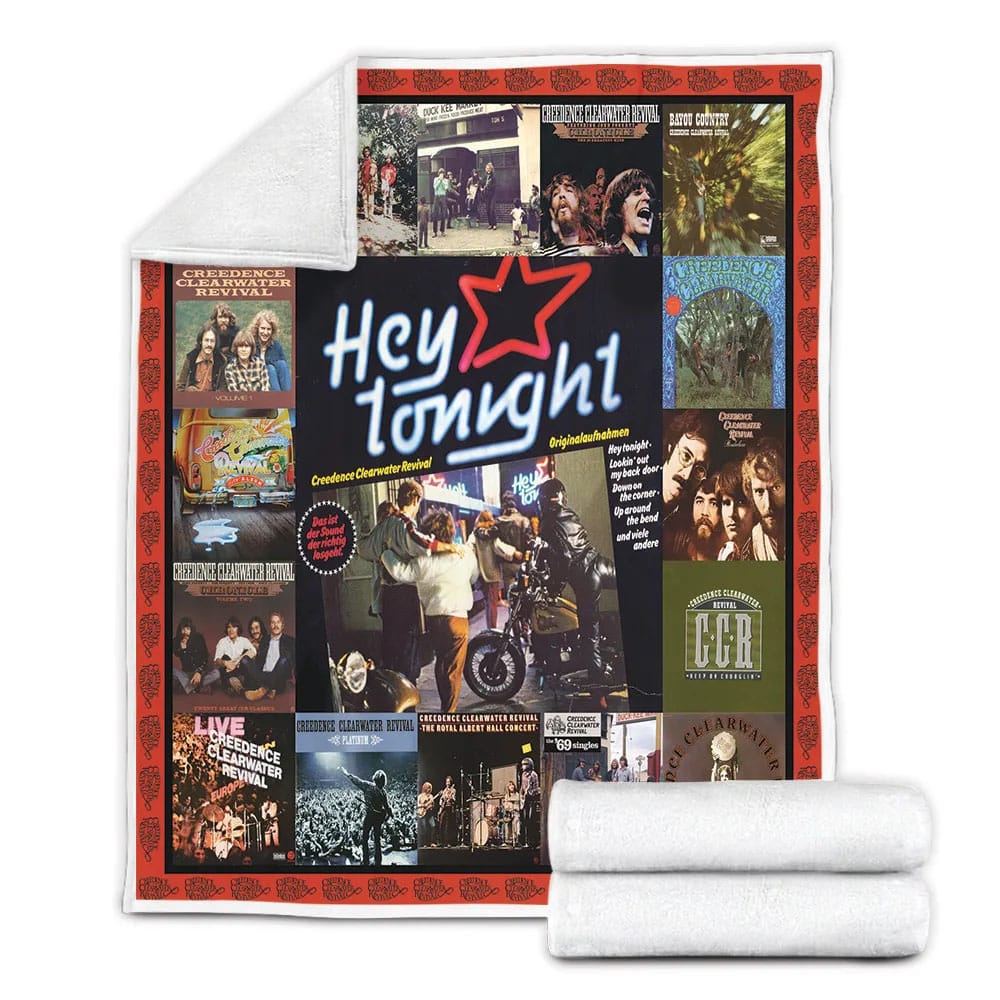 Creedence Clearwater Revival Al Coverter Fleece Blanket Gift For