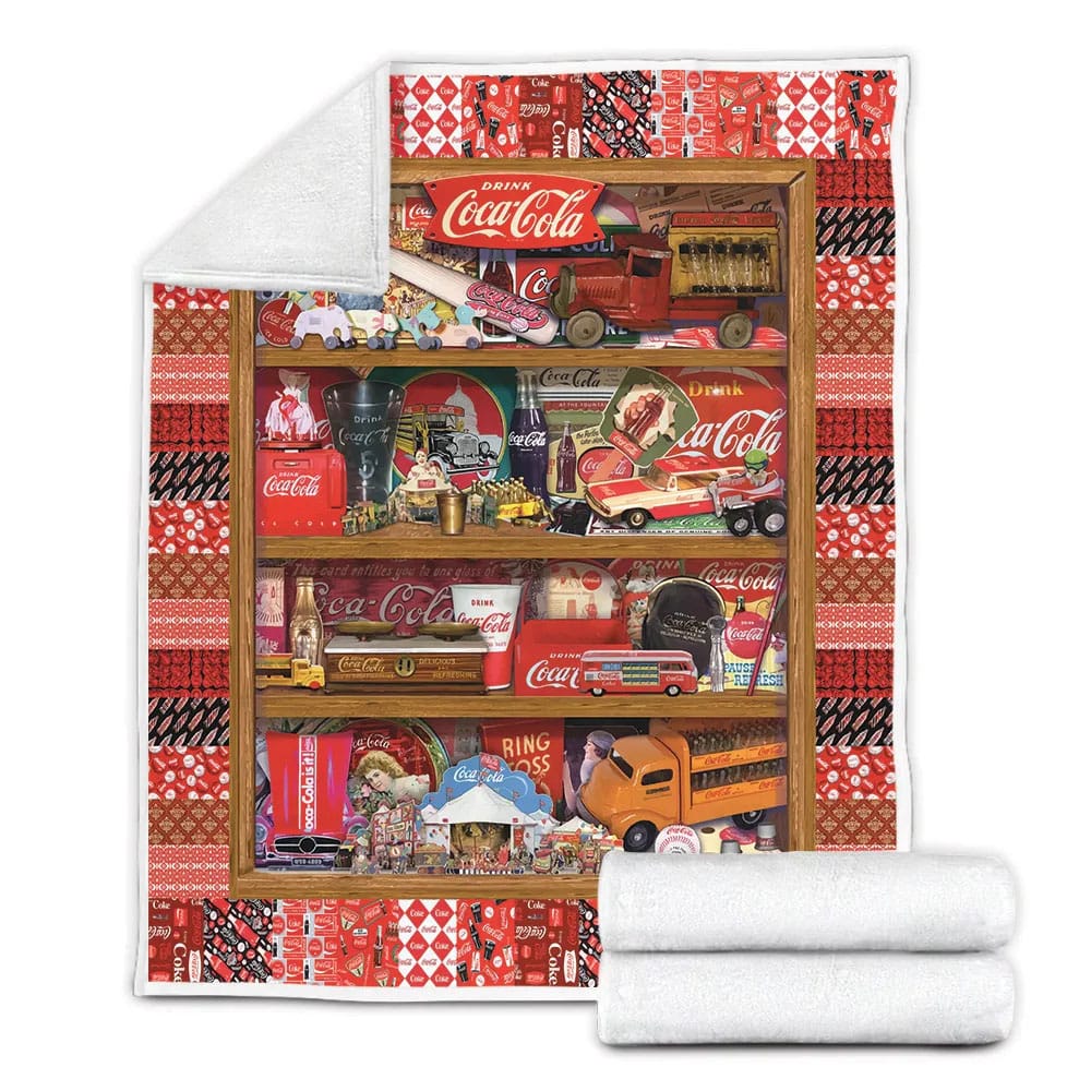 Coca Cola Fleece Blankherpa Blanket